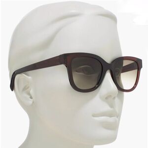 Salvatore Ferragamo SF1066S 001 Sunglasses Women's Dark Crystal Brown 52mm